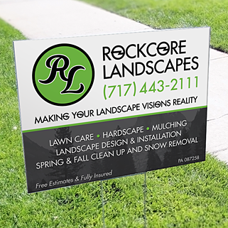 Graphic Design Yard Sign